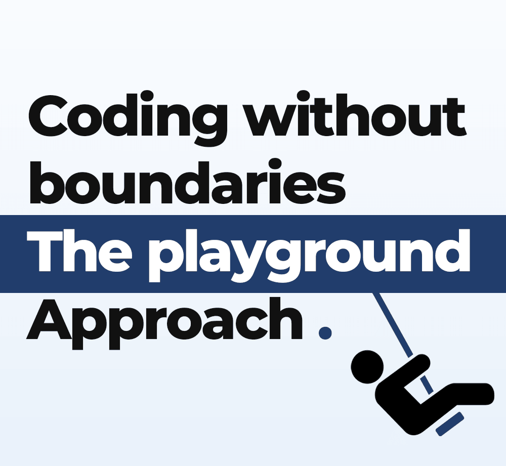 Coding Without Boundaries, The Playground Approach blog banner image